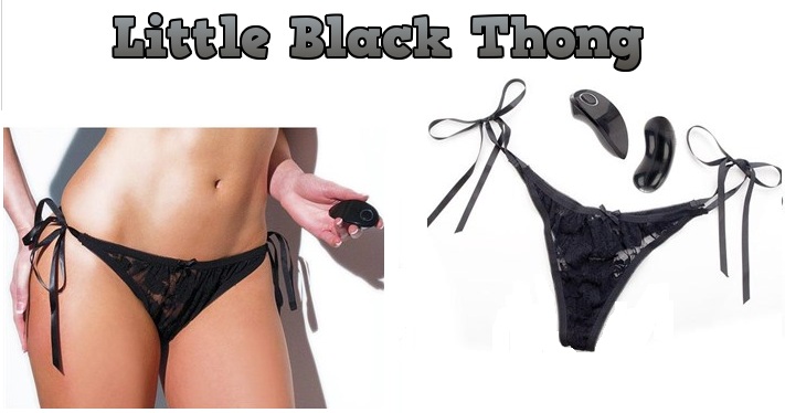 Little black thong